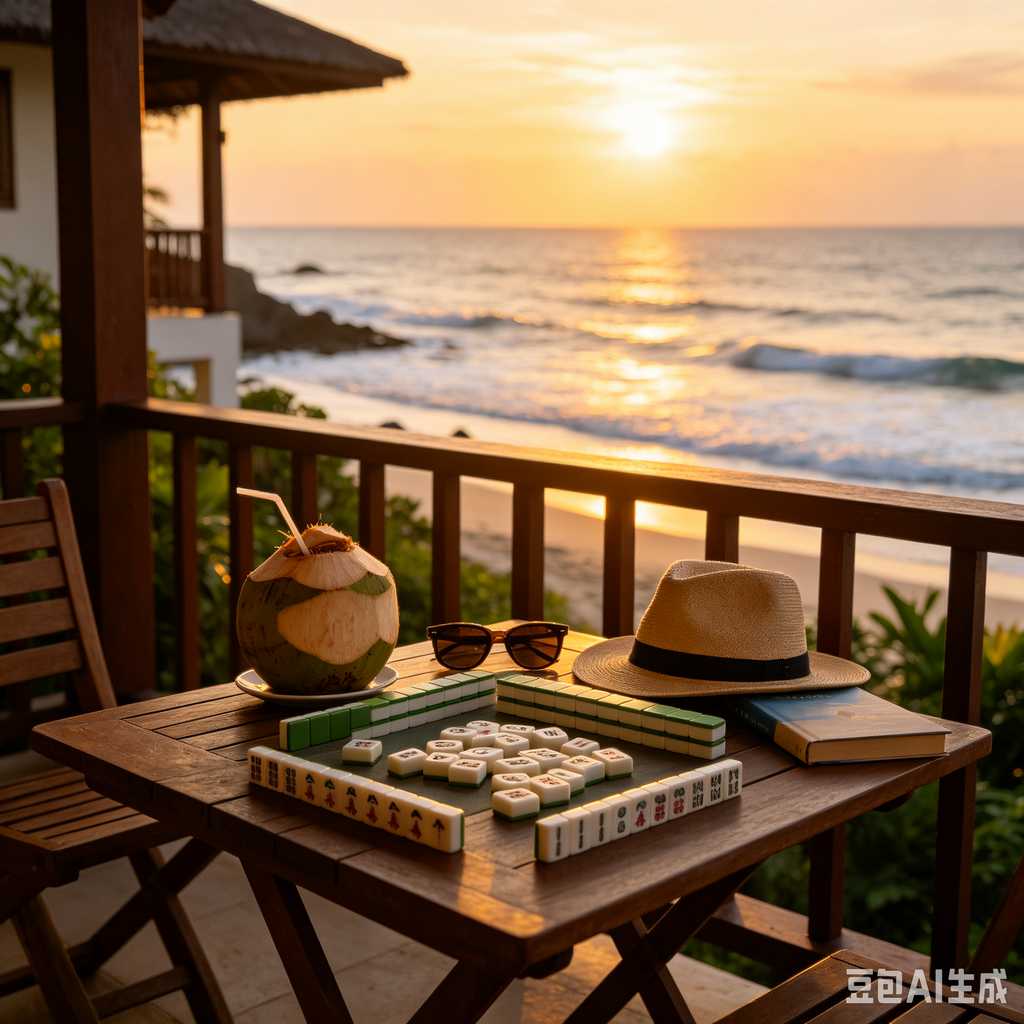 vacation mahjong set