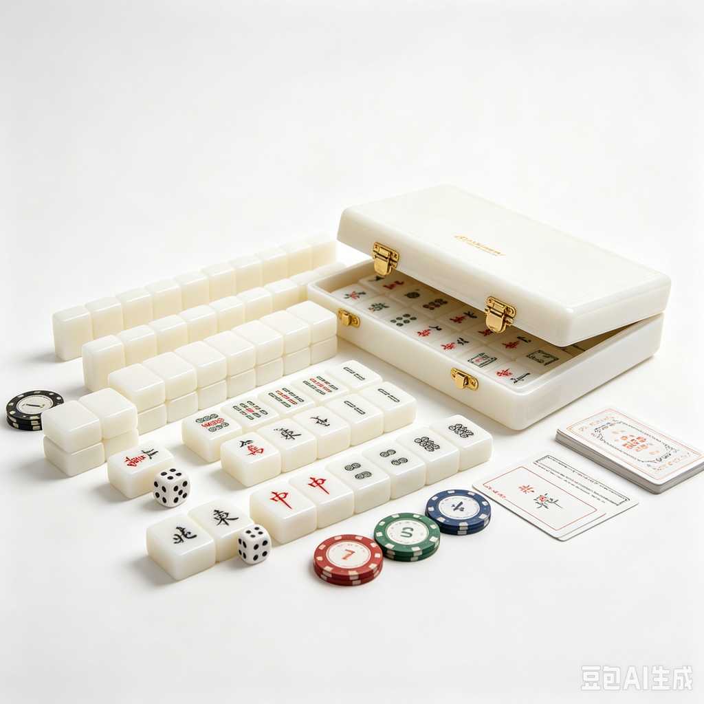 lightweight mahjong tile set