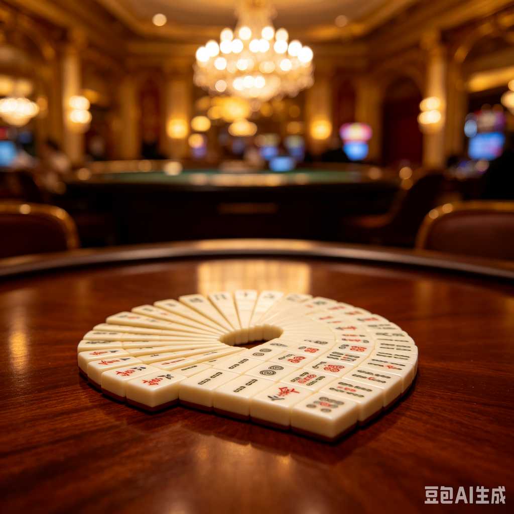 classic oriental board game mahjong