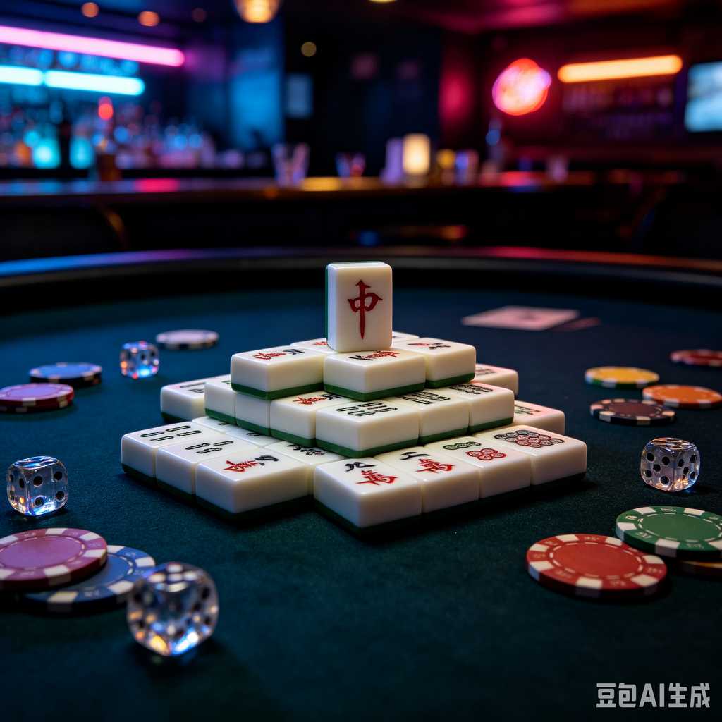 vintage style mahjong set